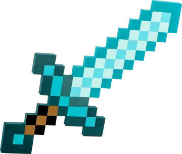 an image of a blue and brown pixel