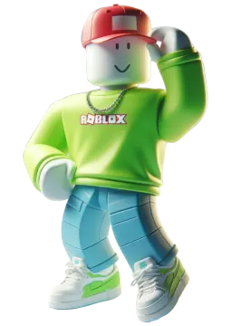 a lego figure wearing a green shirt and blue pants