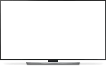 a flat screen tv on a white background