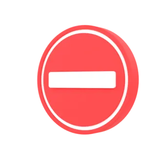 a red stop sign on a white background