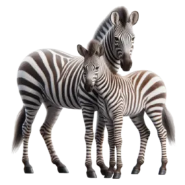 two zebras standing next to each other zebra