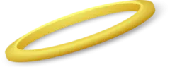 a yellow gold wedding ring