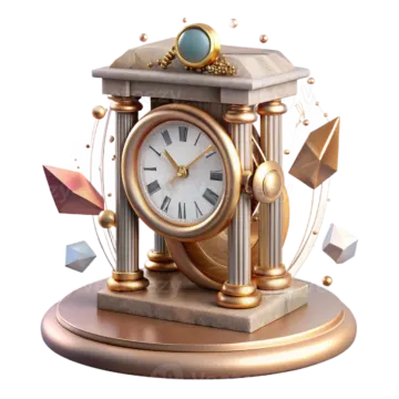 a clock that is sitting on top of a table