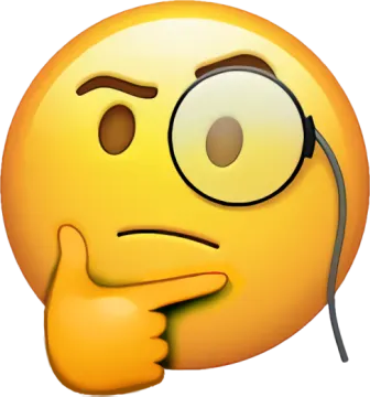 a smiley face with glasses on it's eyes