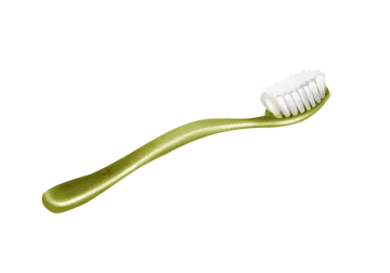 a toothbrush on a white background