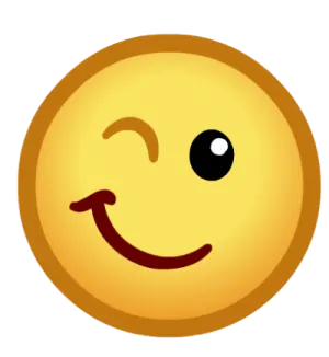 a smiley face with a smile