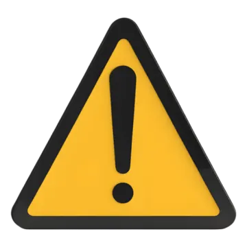 a yellow and black triangular warning sign