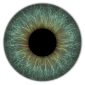an image of a green eye