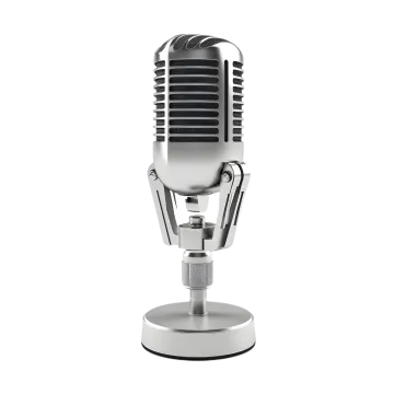 an old fashioned microphone on a stand
