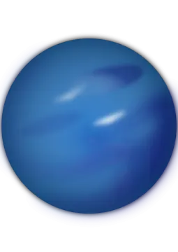 a blue sphere on a white background