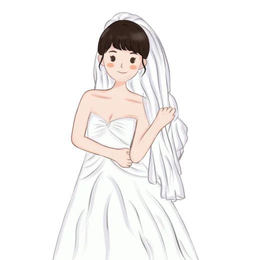 a woman in a wedding dress