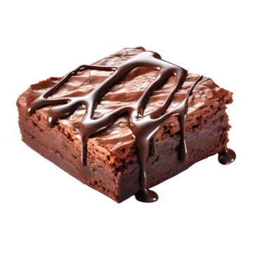 a close up of a piece of chocolate cake