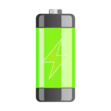 a battery with a lightning symbol on it