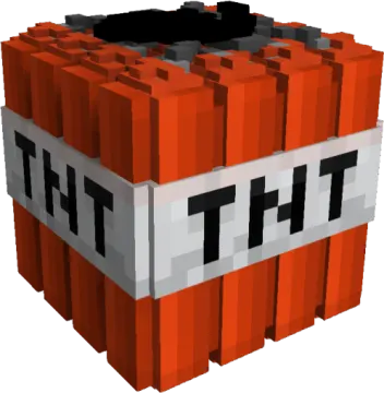 an orange cube with a black and white face