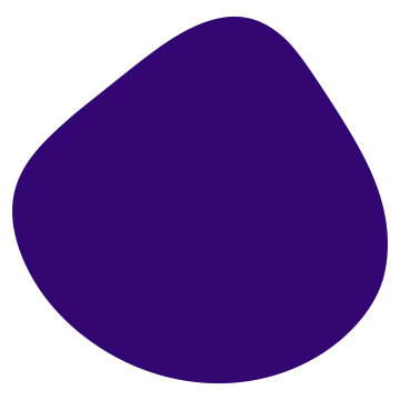 a purple circle on a white background