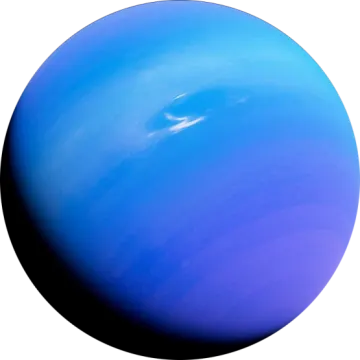 a blue planet with a white background