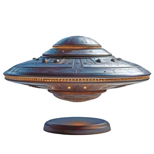 a replica of the uss enterprise ship