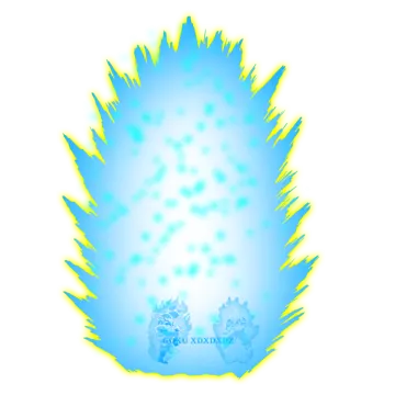 an image of a blue and yellow flame