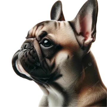 a french bulldog dog looking up at the camera stock photo