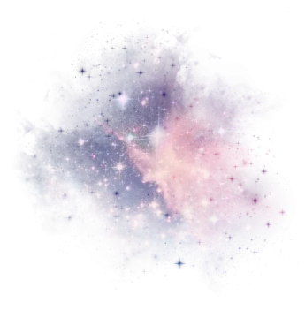 a white background with pink and blue stars