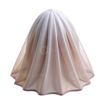 a white wedding dress on a manne