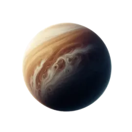 the planet jupiter is seen in this image from nasa