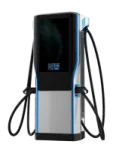 an electric car charging station