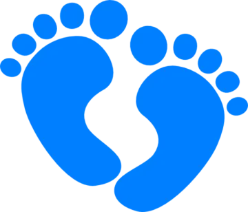 a pair of footprints