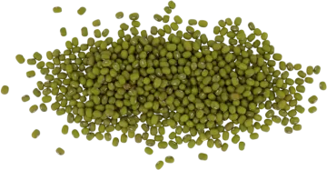 a pile of green peas