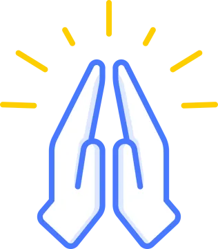 a pair of hands holding each other hands