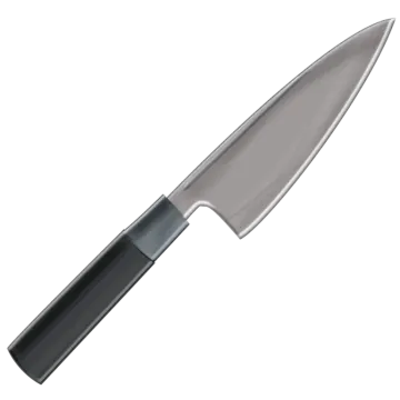 a knife on a white background