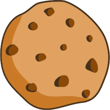 a cookie with chocolate chips on it