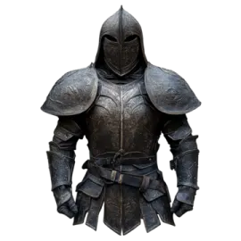 a medieval knight in full armor