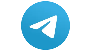 a blue circle with a white arrow in the middle