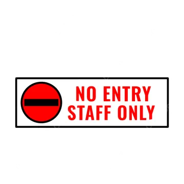no entry sign