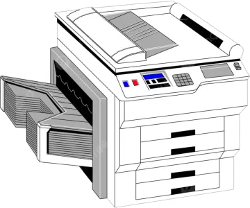an image of a printer on a white background