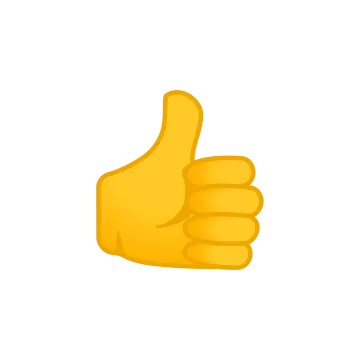 a thumbs up hand icon