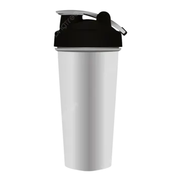 a white coffee cup with a black lid