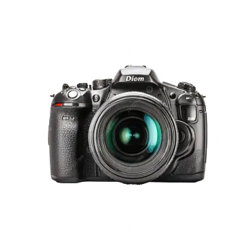 a digital camera on a white background