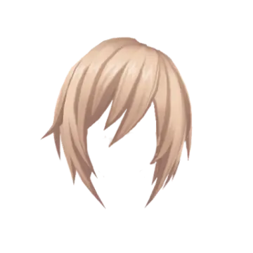 a drawing of a person with blonde hair