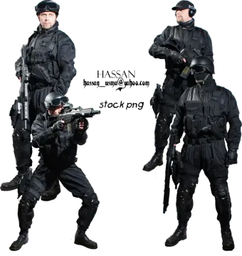 two images of a man in military gear