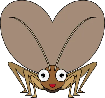 a brown bug with big eyes and long antennae