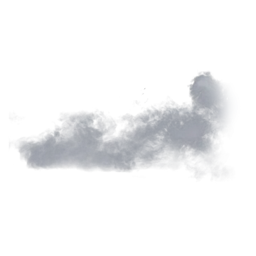 a cloud in the sky on a white background