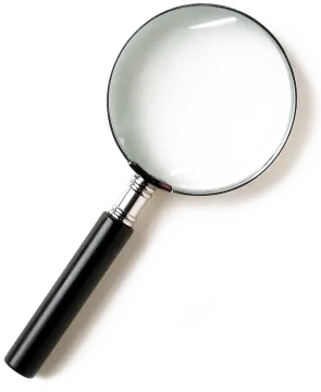a close up of a magnite on a white background