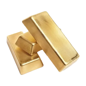 a pair of gold bars