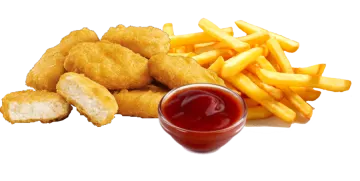 a pile of french fries