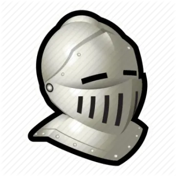 a silver helmet on a white background