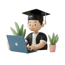 a person sitting at a desk with a laptop