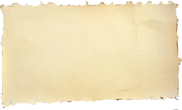 an old piece of paper on a white background