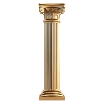 an image of a gold column
